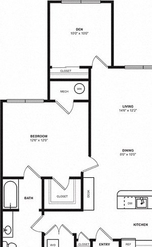 Floorplan at Windsor at Liberty House